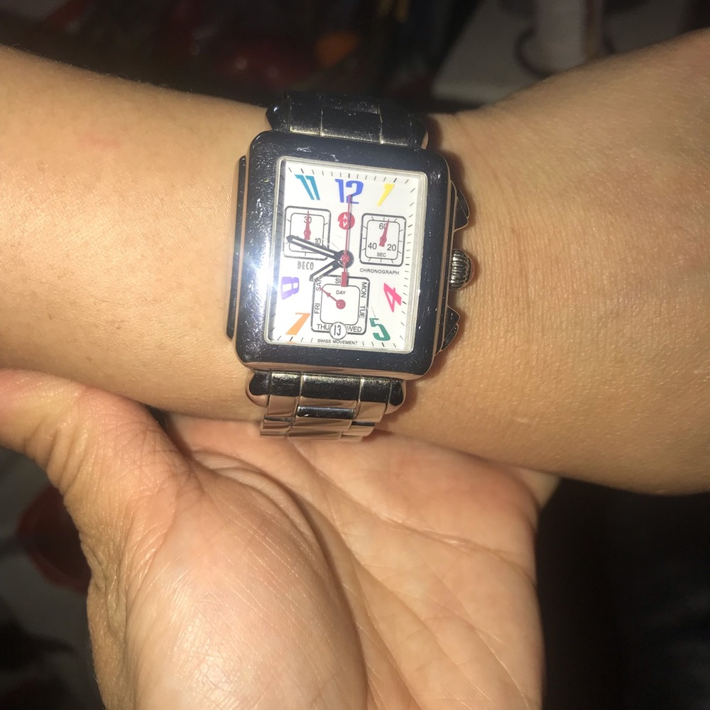 Michele multicolor watch - Picture 5 of 8